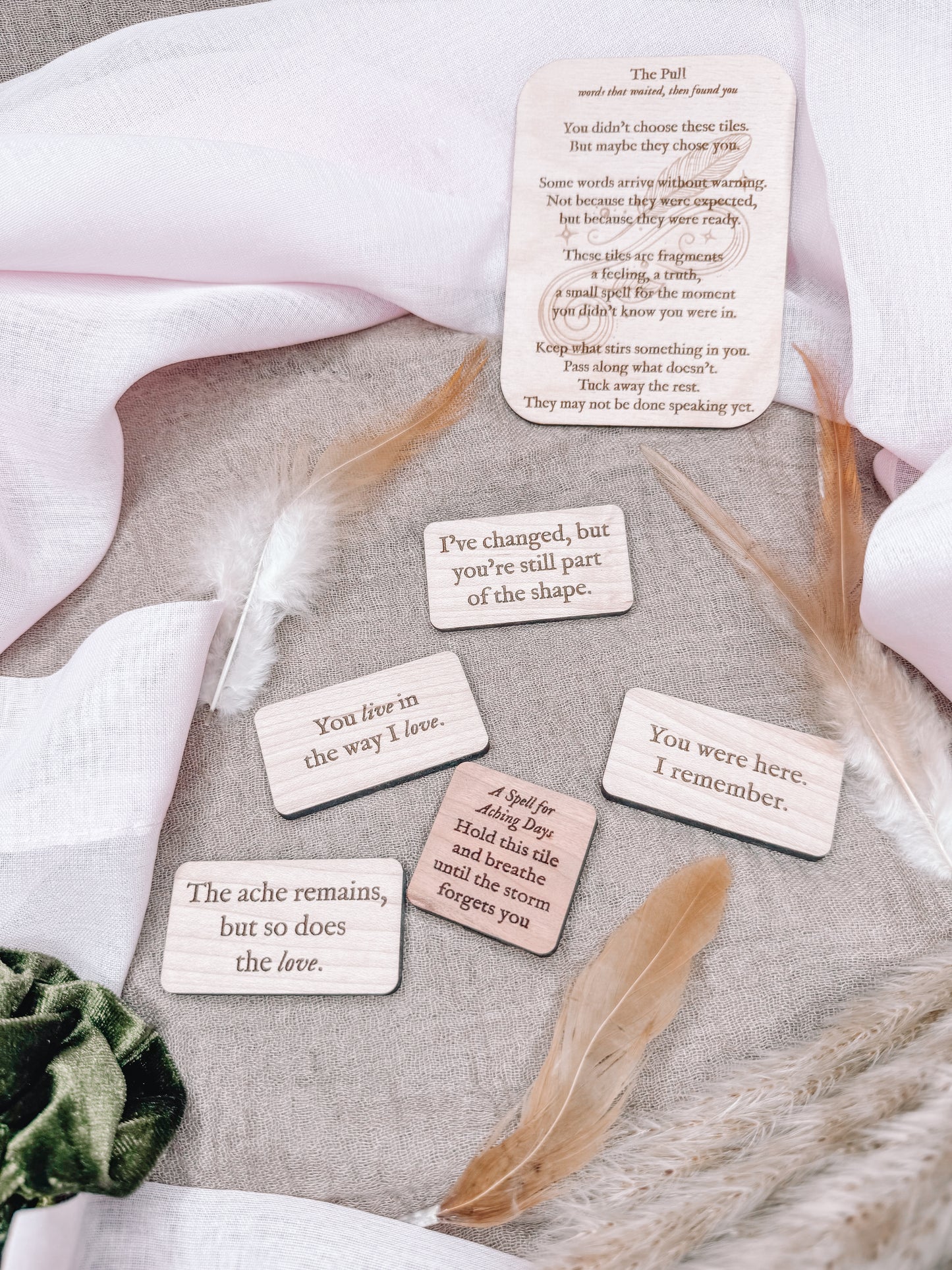 The Hollow – 5 Mystery Tiles of Grief and Remembrance | Grief speaks softly. These tiles answer back.