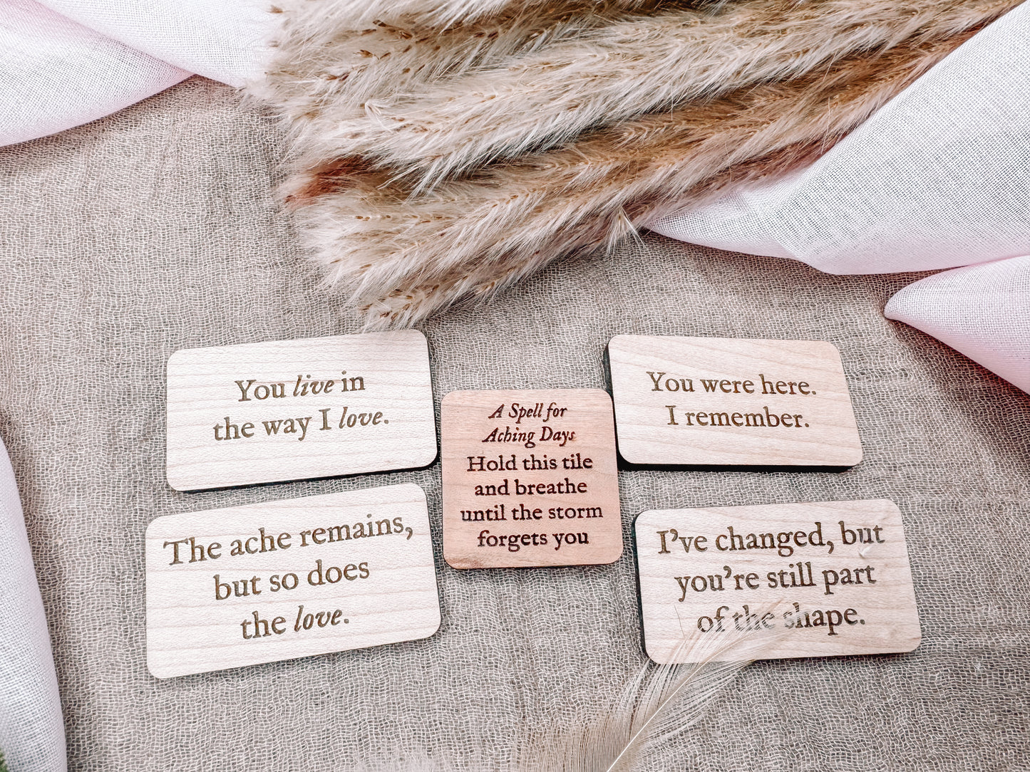 The Hollow – 5 Mystery Tiles of Grief and Remembrance | Grief speaks softly. These tiles answer back.
