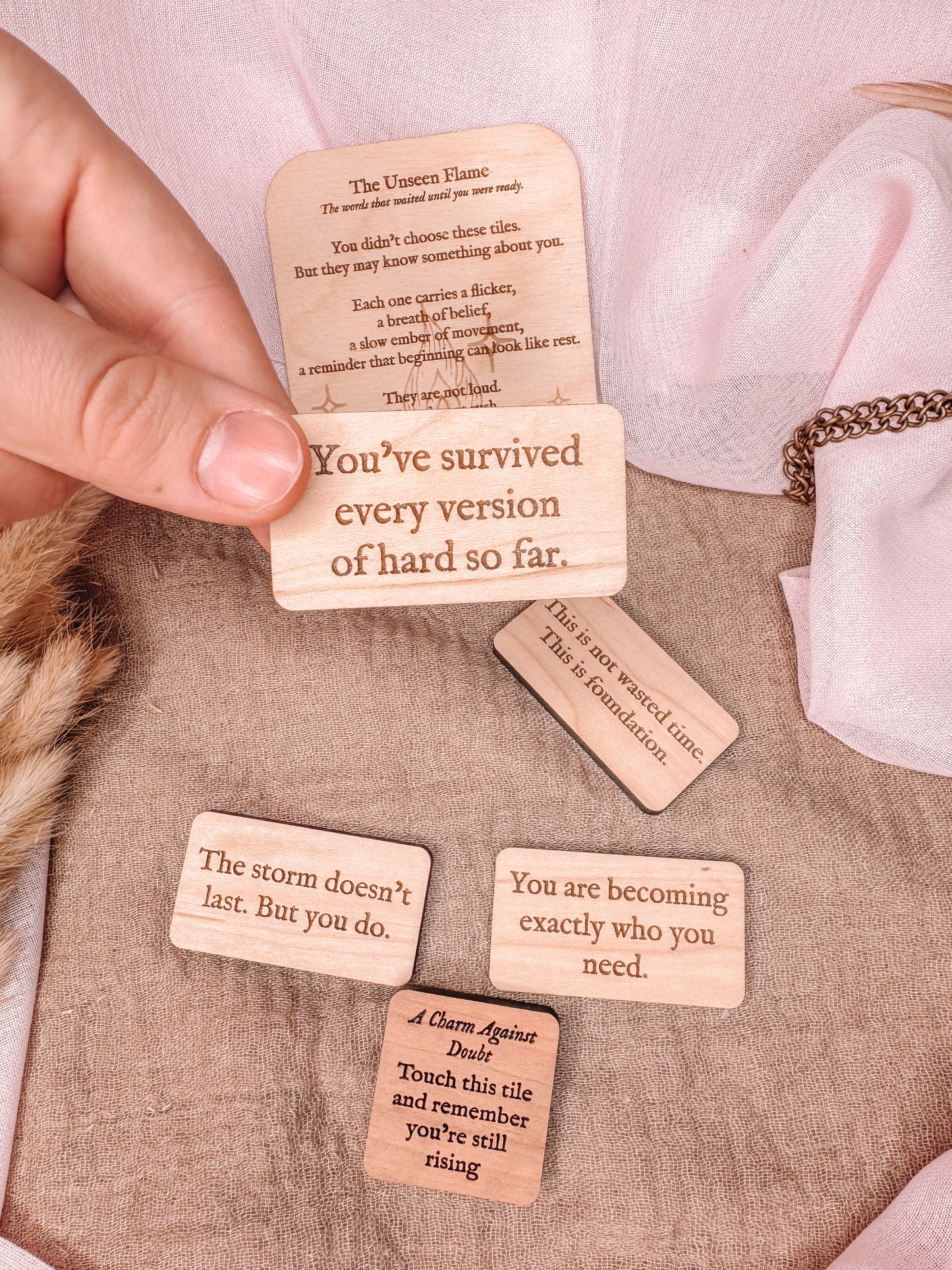 The Sparkwork – 5 Mystery Motivation Tiles | Tiny reminders. Unexpected strength.