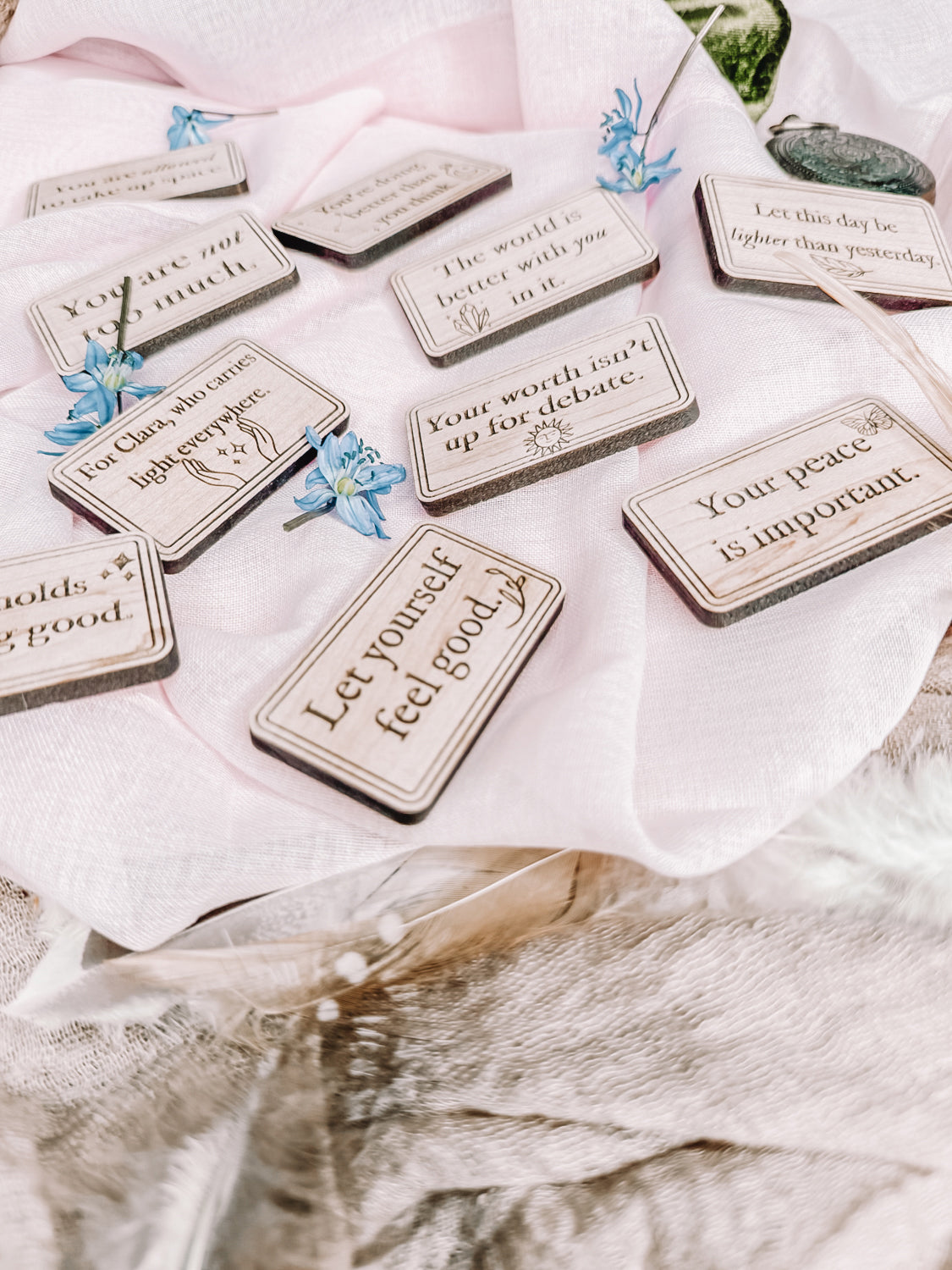 Magnetic North Personalized Magnetic Motivational Affirmation Set for Strength, Encouragement, and Resilience