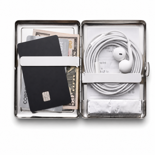 Acid Poppy — Tin Cardholder Wallet