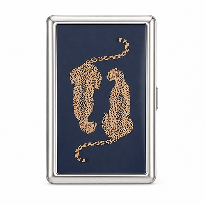 Leopard Lovers — Tin Cardholder Wallet