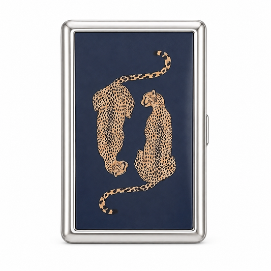Leopard Lovers — Tin Cardholder Wallet