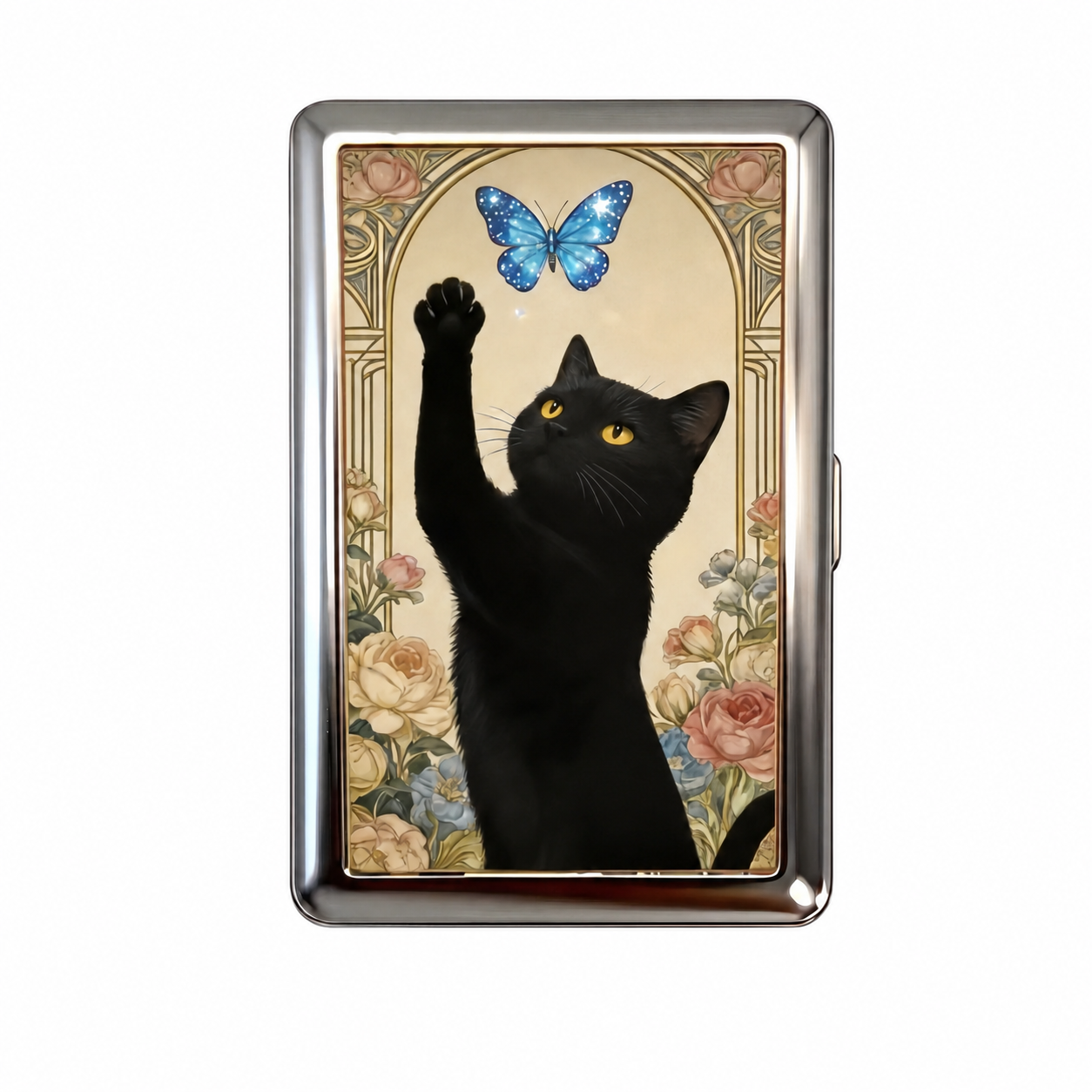Butterfly Chaser  —  Tin Cardholder Wallet