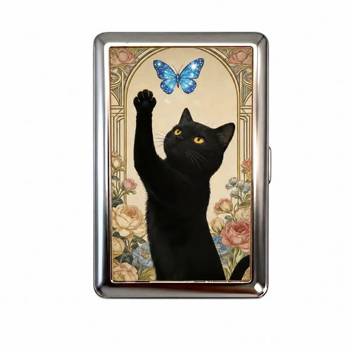 Butterfly Chaser  —  Tin Cardholder Wallet