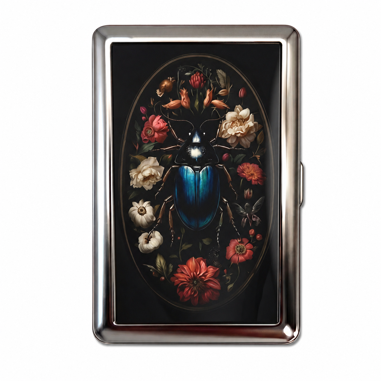 Gothic Beetle— Tin Cardholder Wallet
